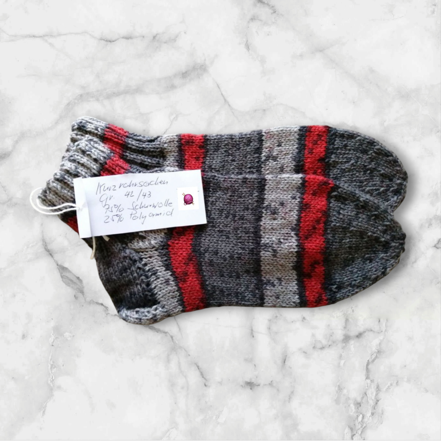 Kurzrohrsocken, Gr. 42/43