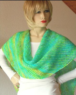 &quot;Schräger&quot; Schal (Mohair)