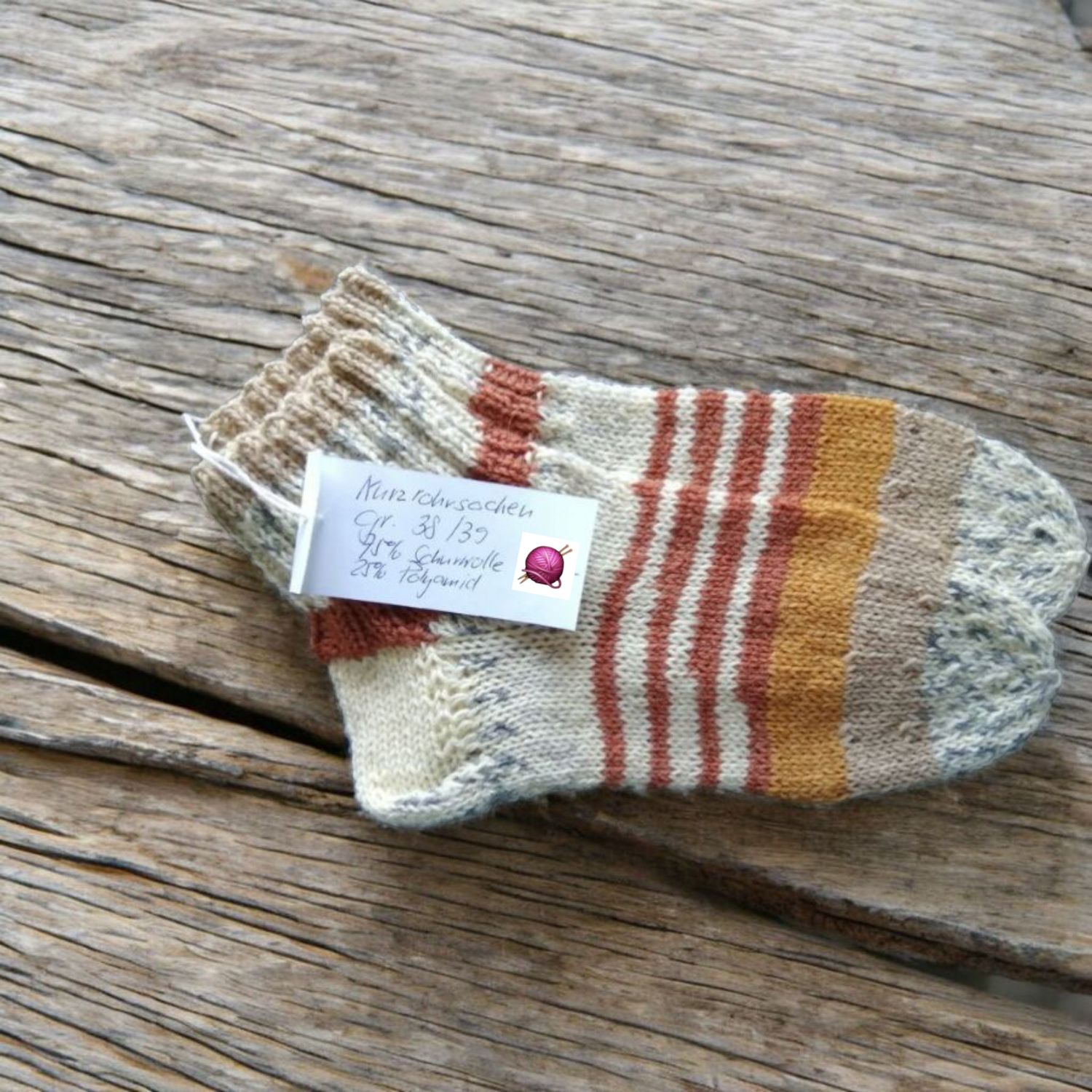 Kurzrohrsocken, Gr. 38 / 39