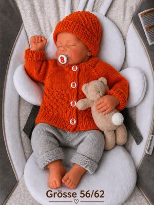Baby Set Orange  Grösse 56/62