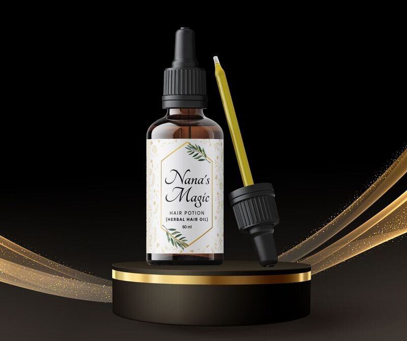 Herbal Hair Oil (Drops of Gold) 60ml