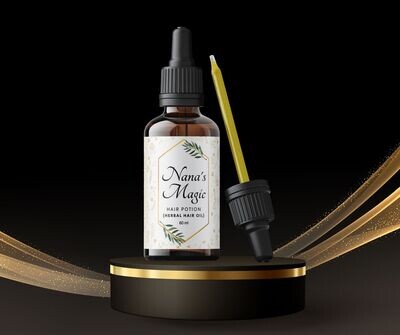 Herbal Hair Oil (Drops of Gold) 60ml