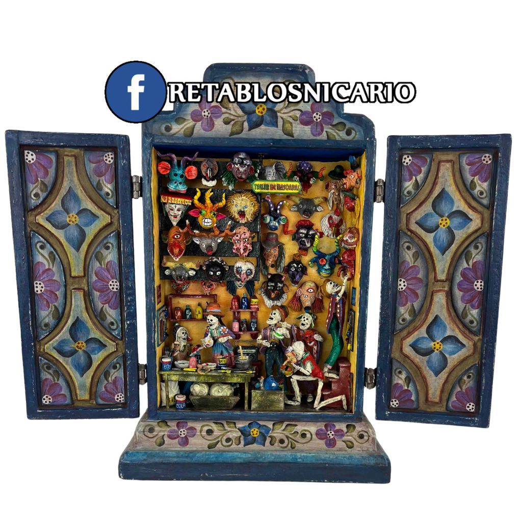 Mask Maker Retablo