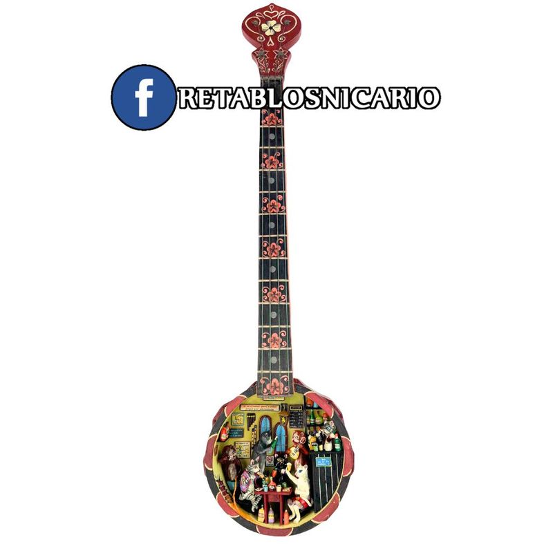 Banjo – Skeleton Bar Retablo