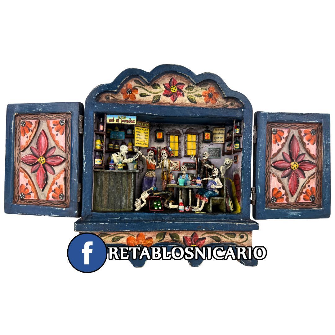 Andean Bar Retablo: Day of the Dead Celebration in the Andes