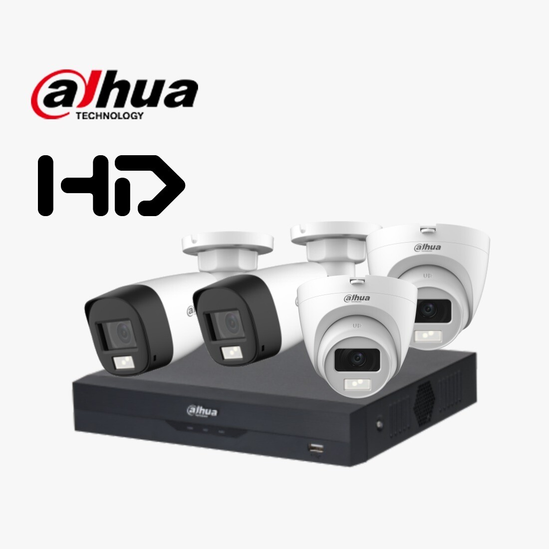 Kit Dahua HD System 4Cam 5 Mega Pixel