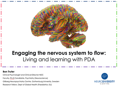 Engaging the nervous system to flow: Living and learning with PDA