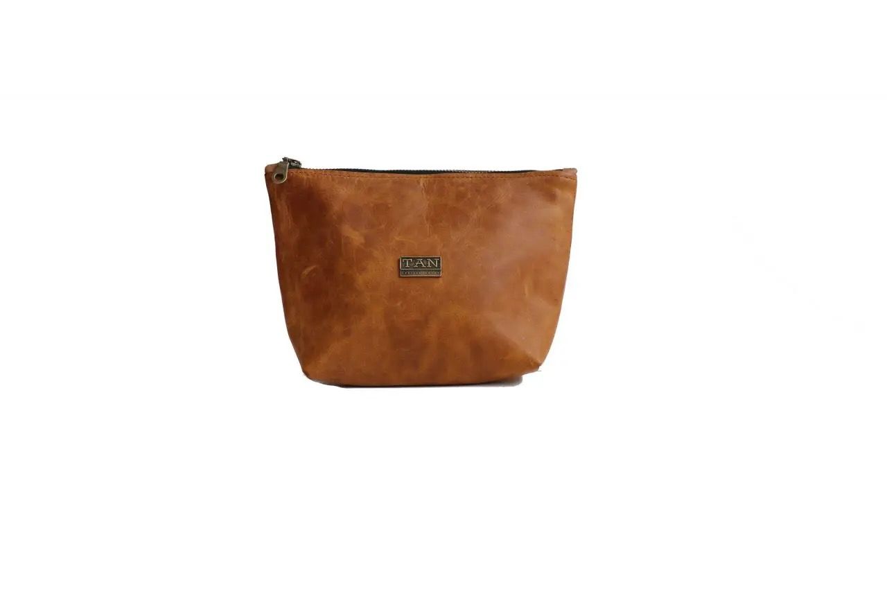 Louise Leather Makeup Bag
