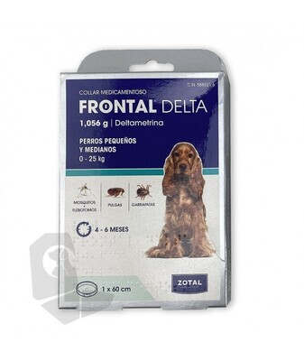 Collar Antiparasitario Frontal Delta Para Perros