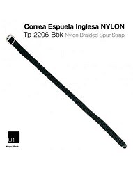 CORREA ESPUELA INGLESA NYLON TP-2206-BBK
