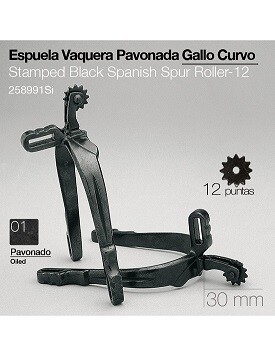 ESPUELA VAQUERA GALLO CURVO PAVONADO 258991SI