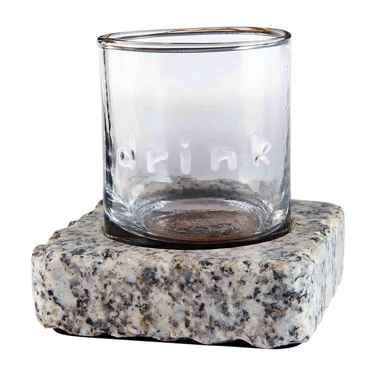 GRAY DOF WITH GRANITE COASTER