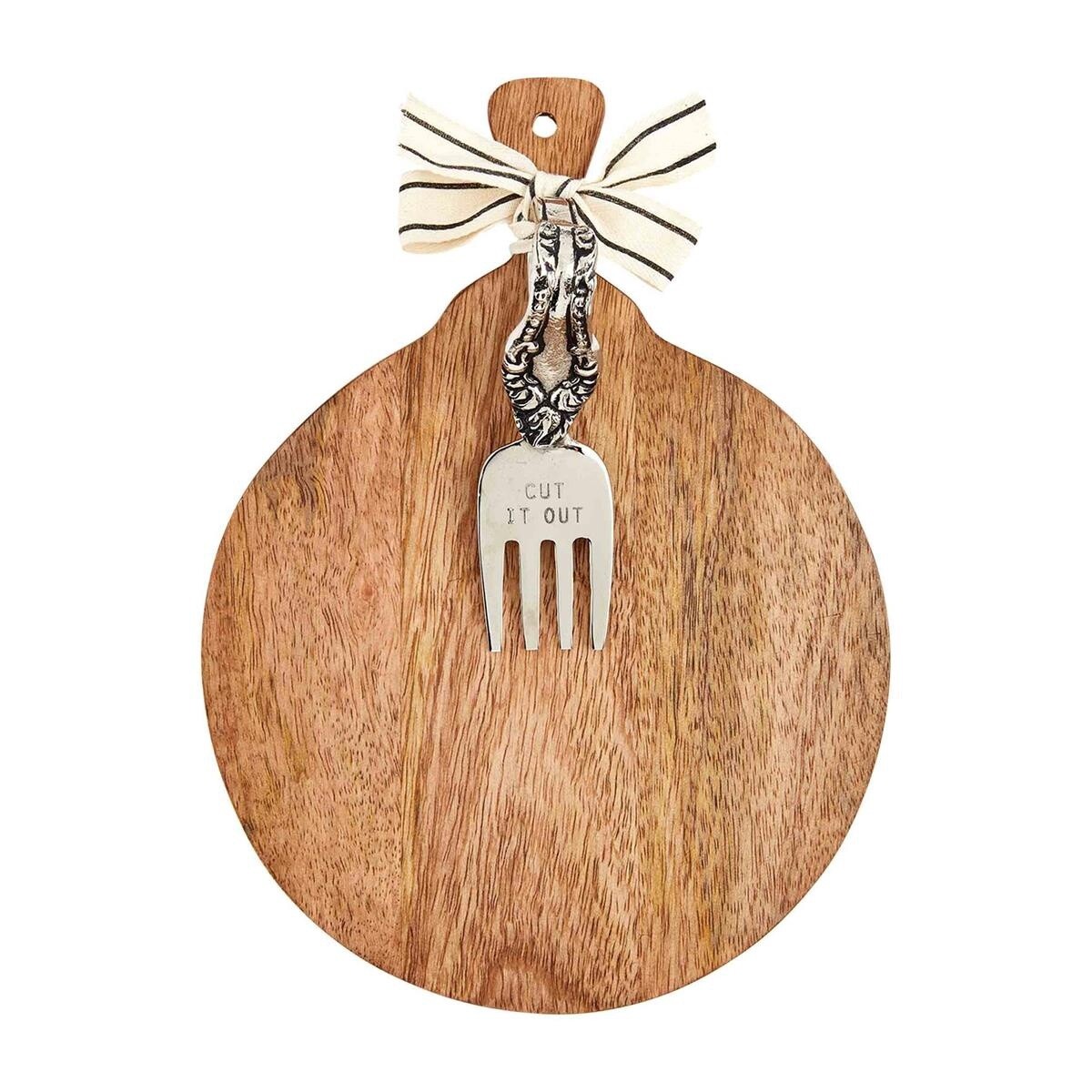 ROUND BOARD WITH CIRCA UTENSIL