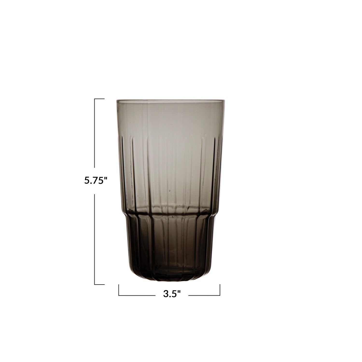 20 oz. Drinking Glass, Gray