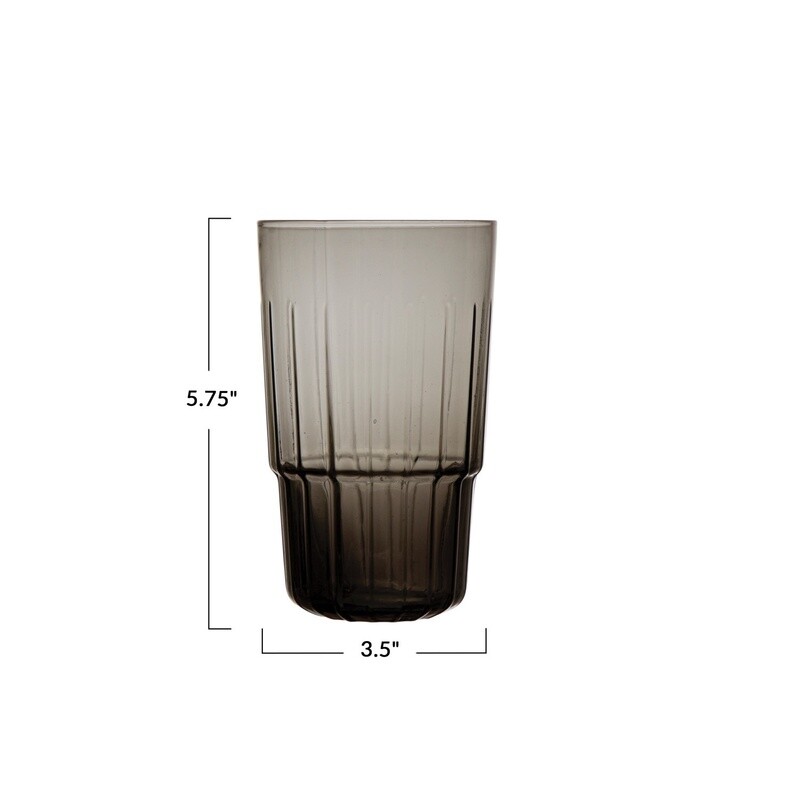 20 oz. Drinking Glass, Gray