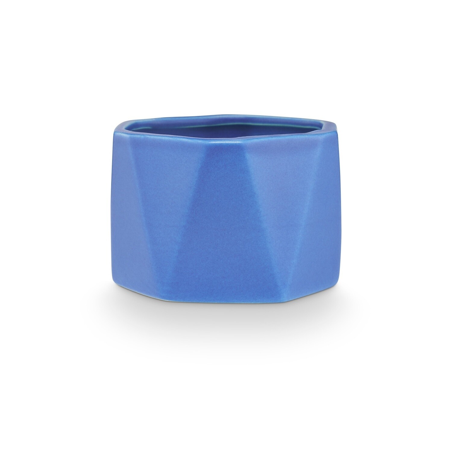 Blue Ceramic Candle: Citrus Crush