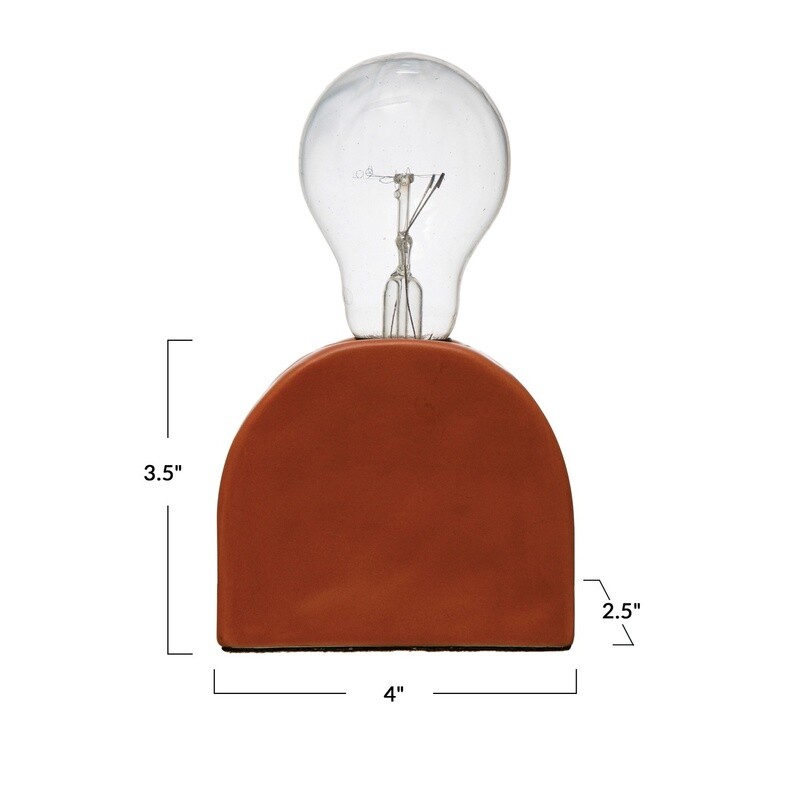 Terracotta Table Lamp