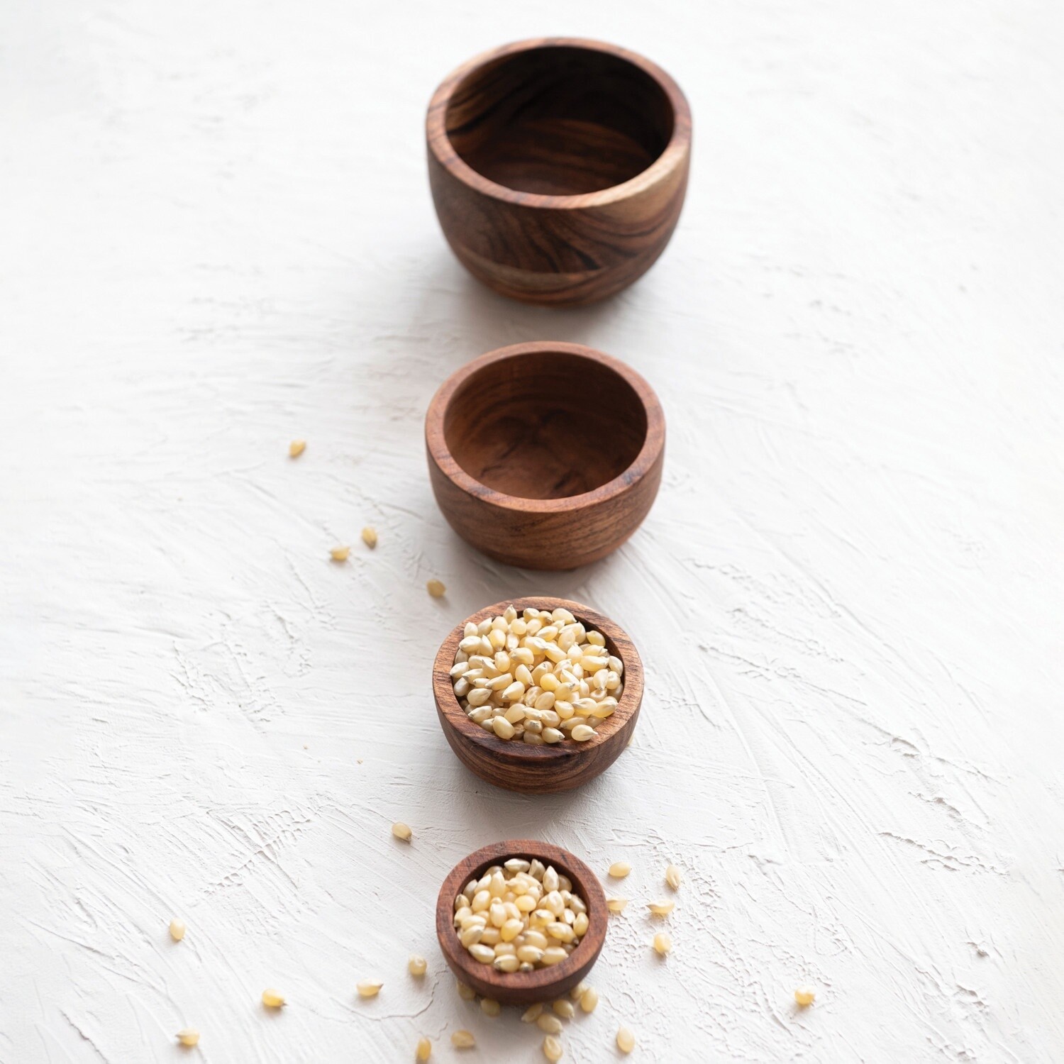 Acacia Wood Nesting Bowls