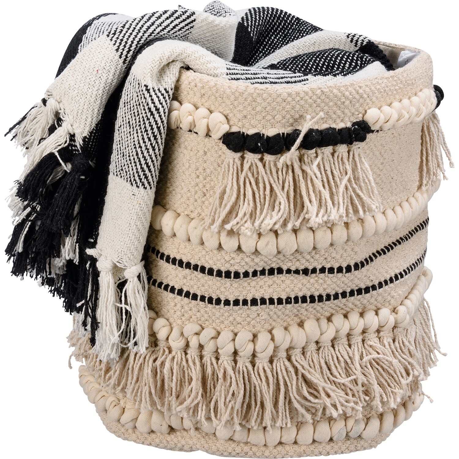 Bin - Black Tassels