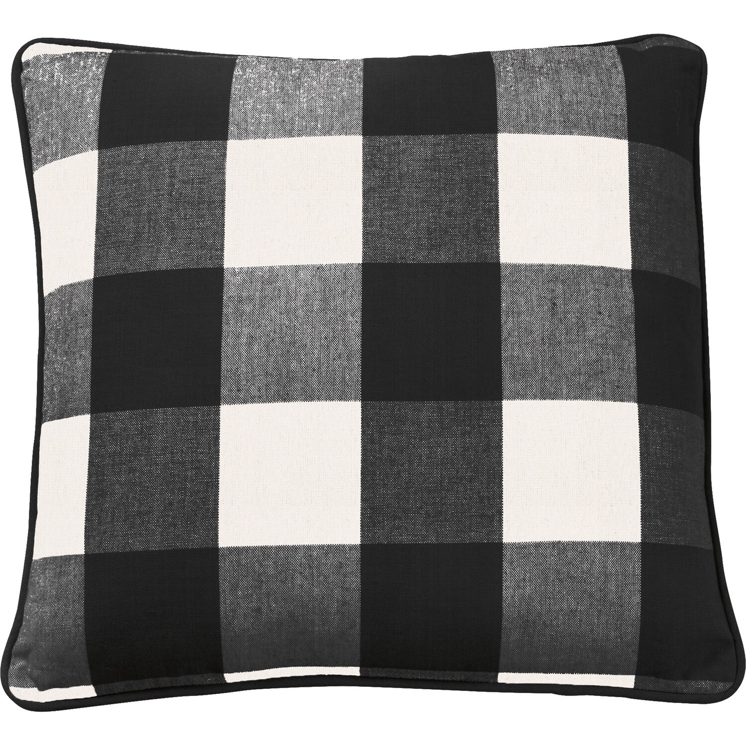 Pillow - Black Buff Check