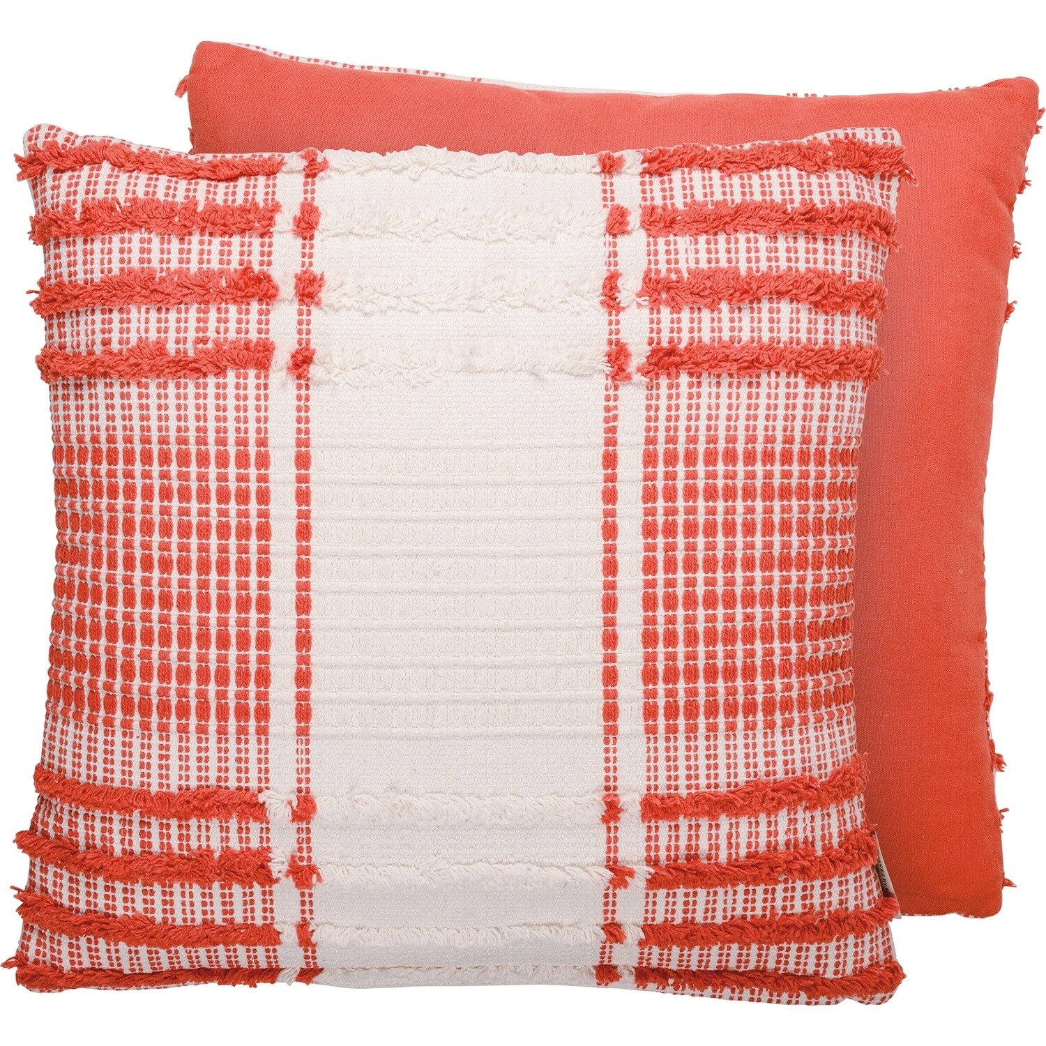 Pillow - Orange Fringe