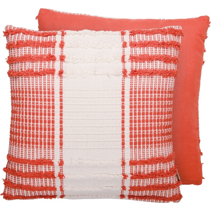 Pillow - Orange Fringe
