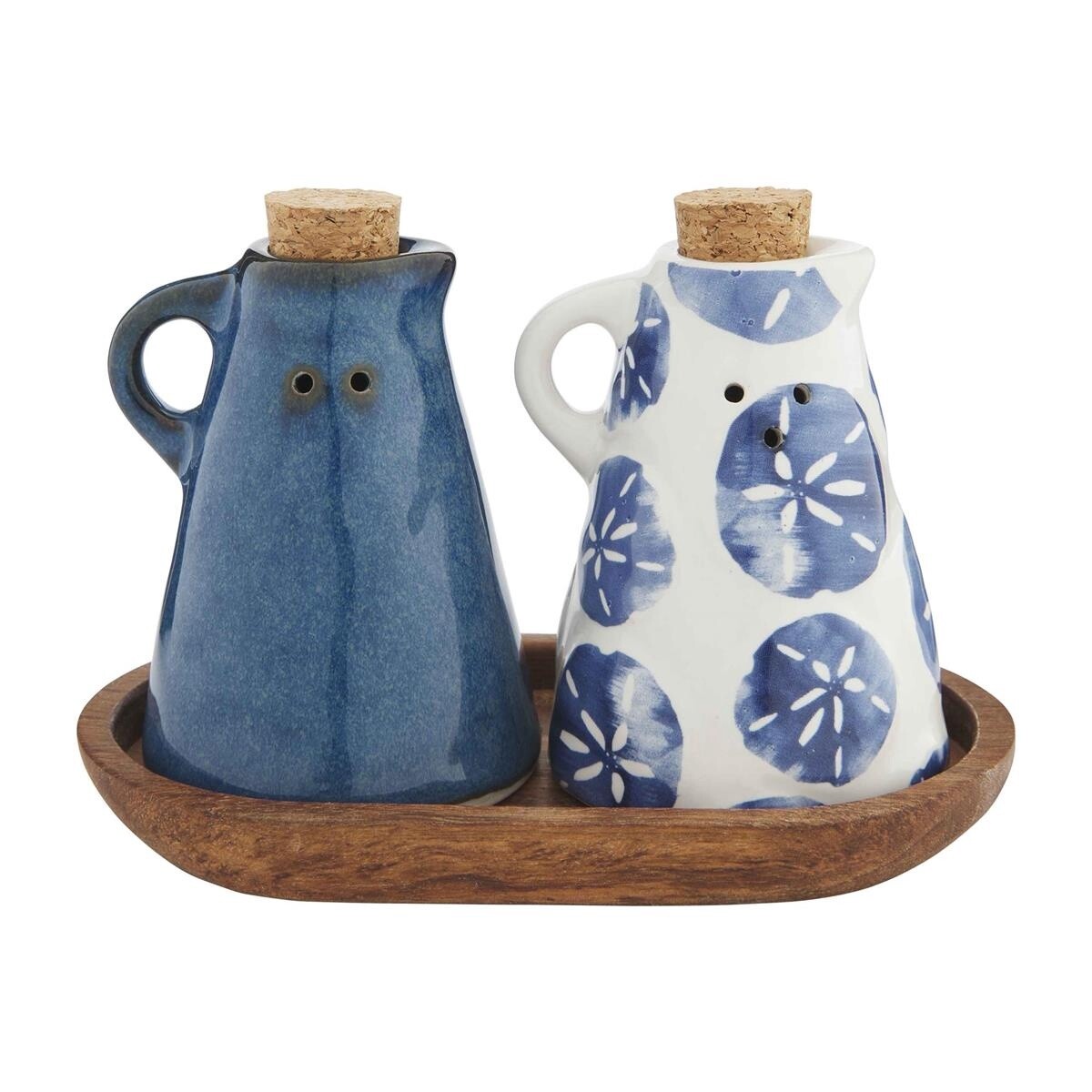 Blue Sea Salt &amp; Pepper Set