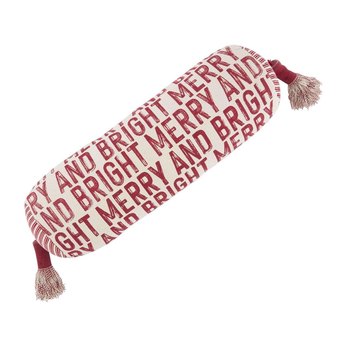 Merry &amp; Bright Repeat Bolster Pillow