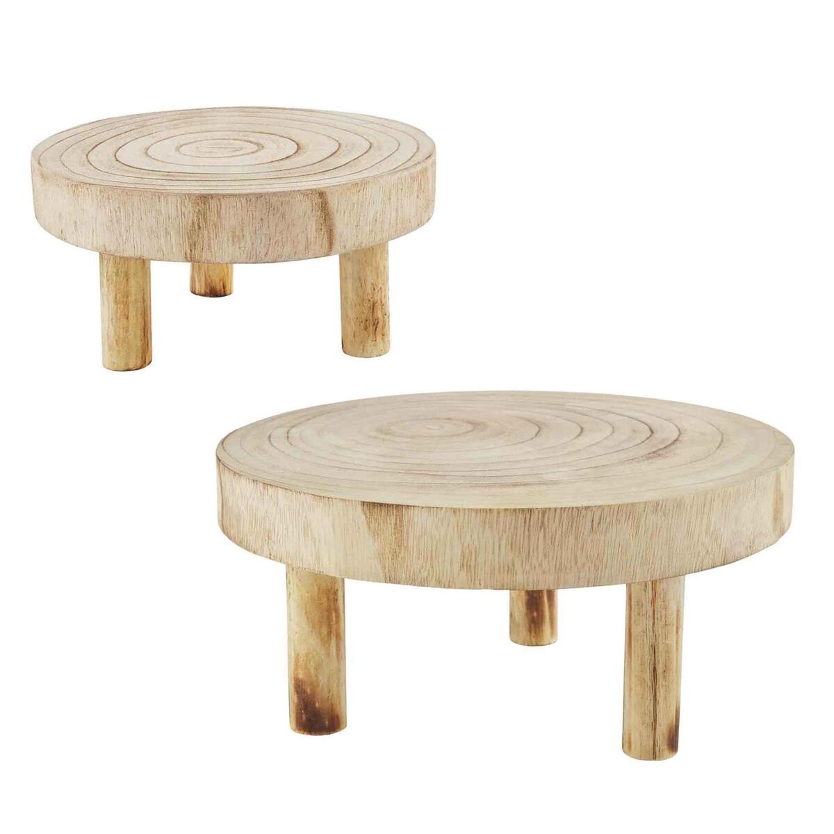 Wood Slice Riser - Large