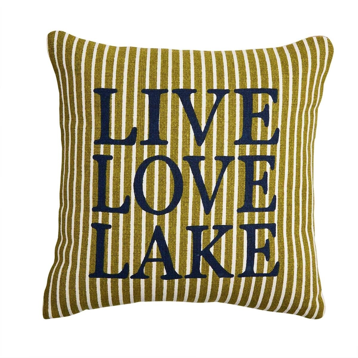 LOVE JUTE BACK LAKE PILLOW