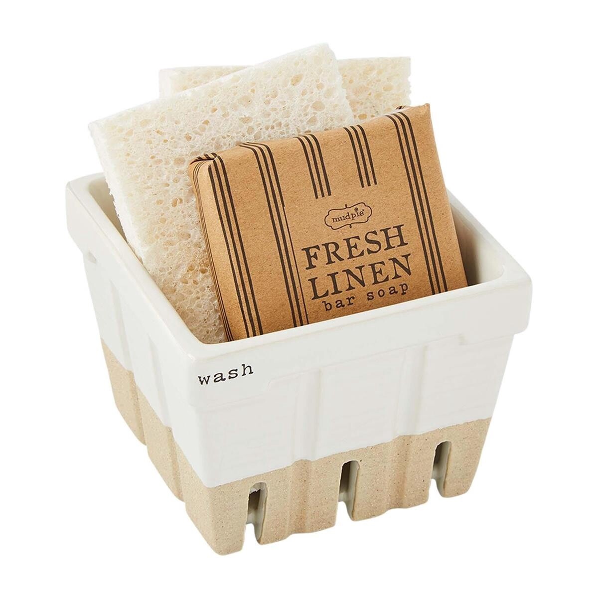 Wash Soap &amp; Sponge Basket