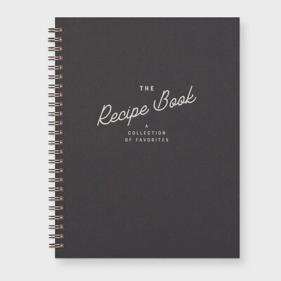 Retro Recipe Book - Charcoal