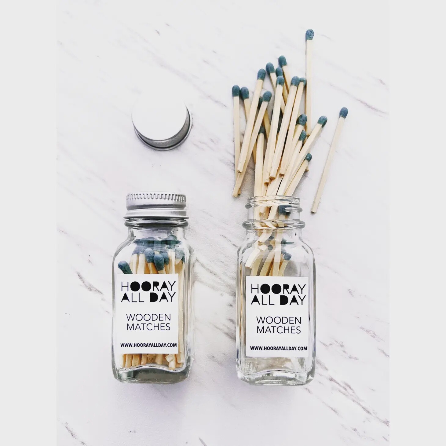 Storm - Colorful Wooden Matches In Little Glass Bottle