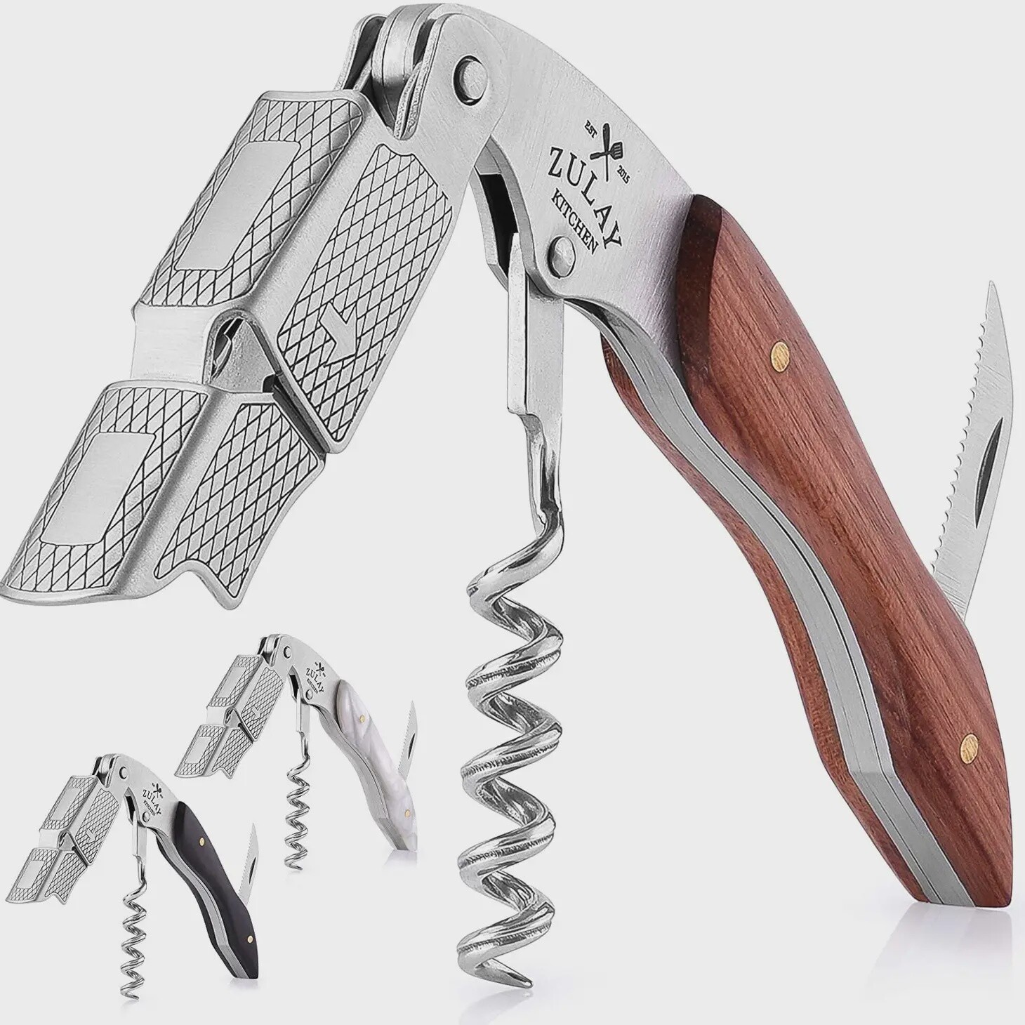 Professional Corkscrew Bottle Opener - Brown