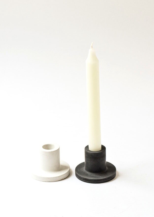 Concrete Taper Candle Holder