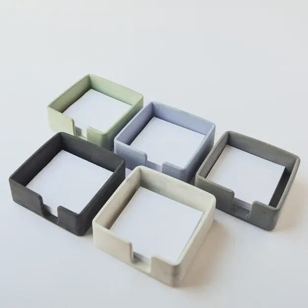 Concrete Sticky Note Holder
