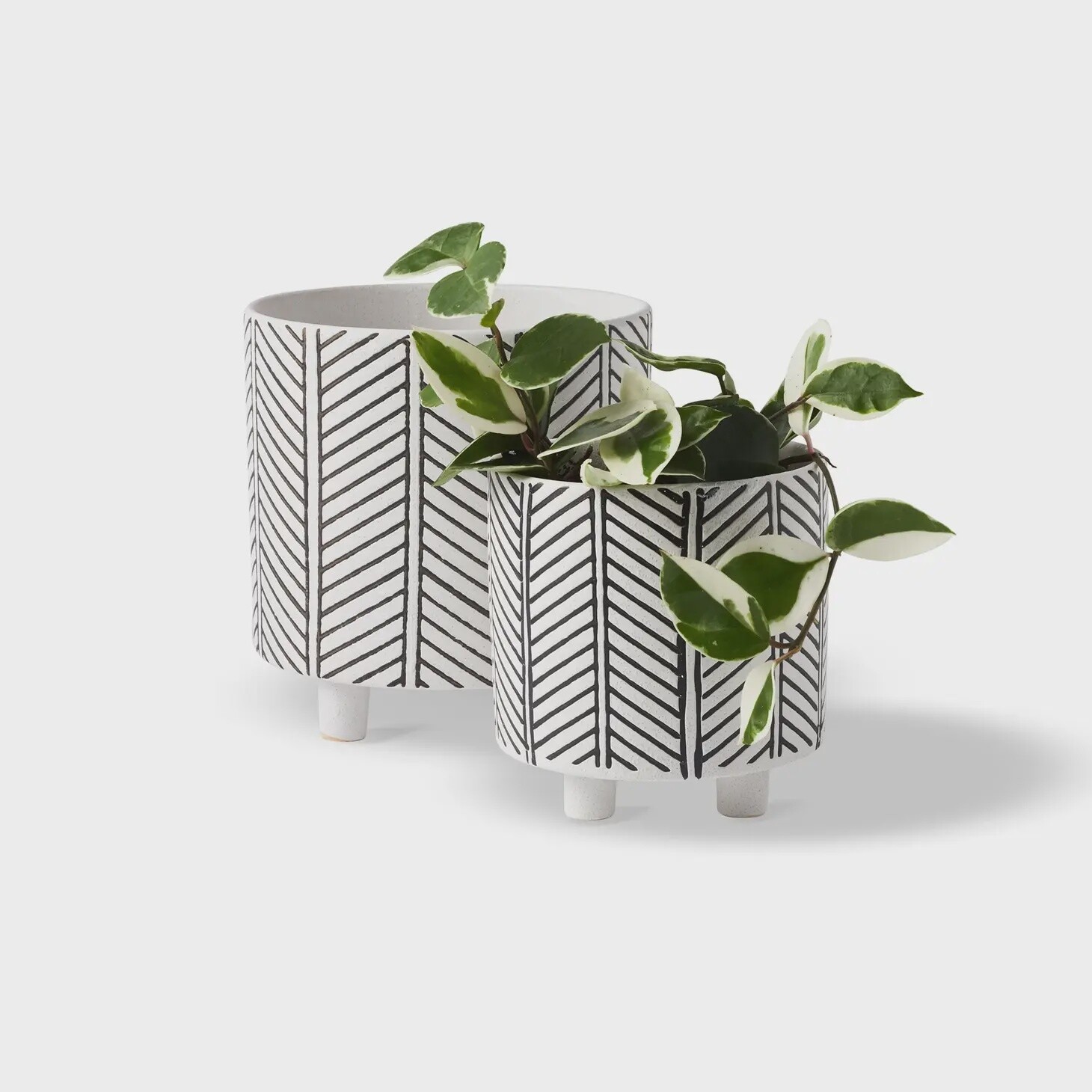 Citrine Geometric Planter Cloud - Set of 2