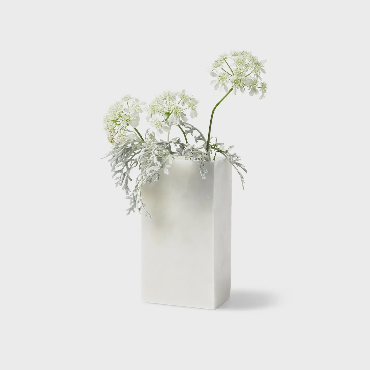 Citrine Marmo Marble Vase - Tall