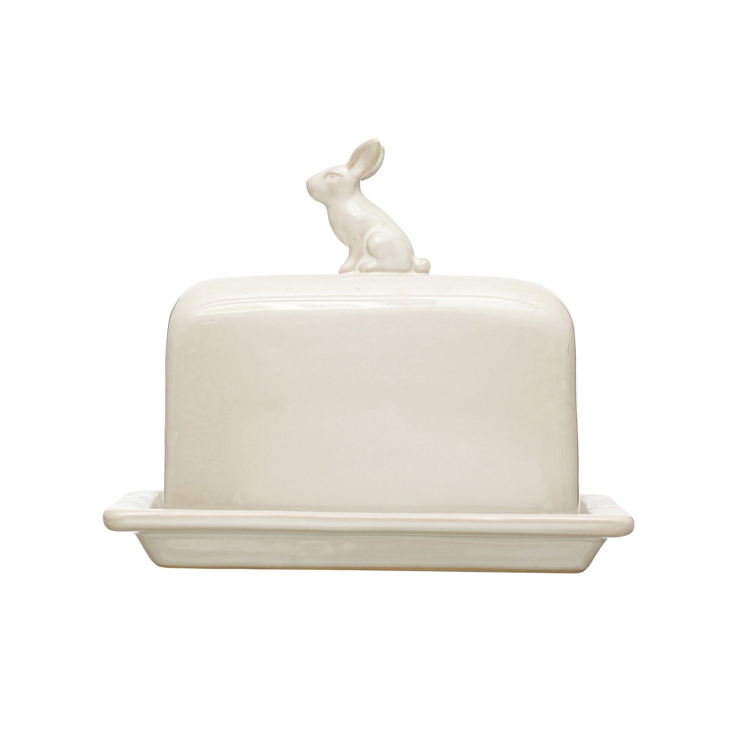 Butter Dish W/ Bunny