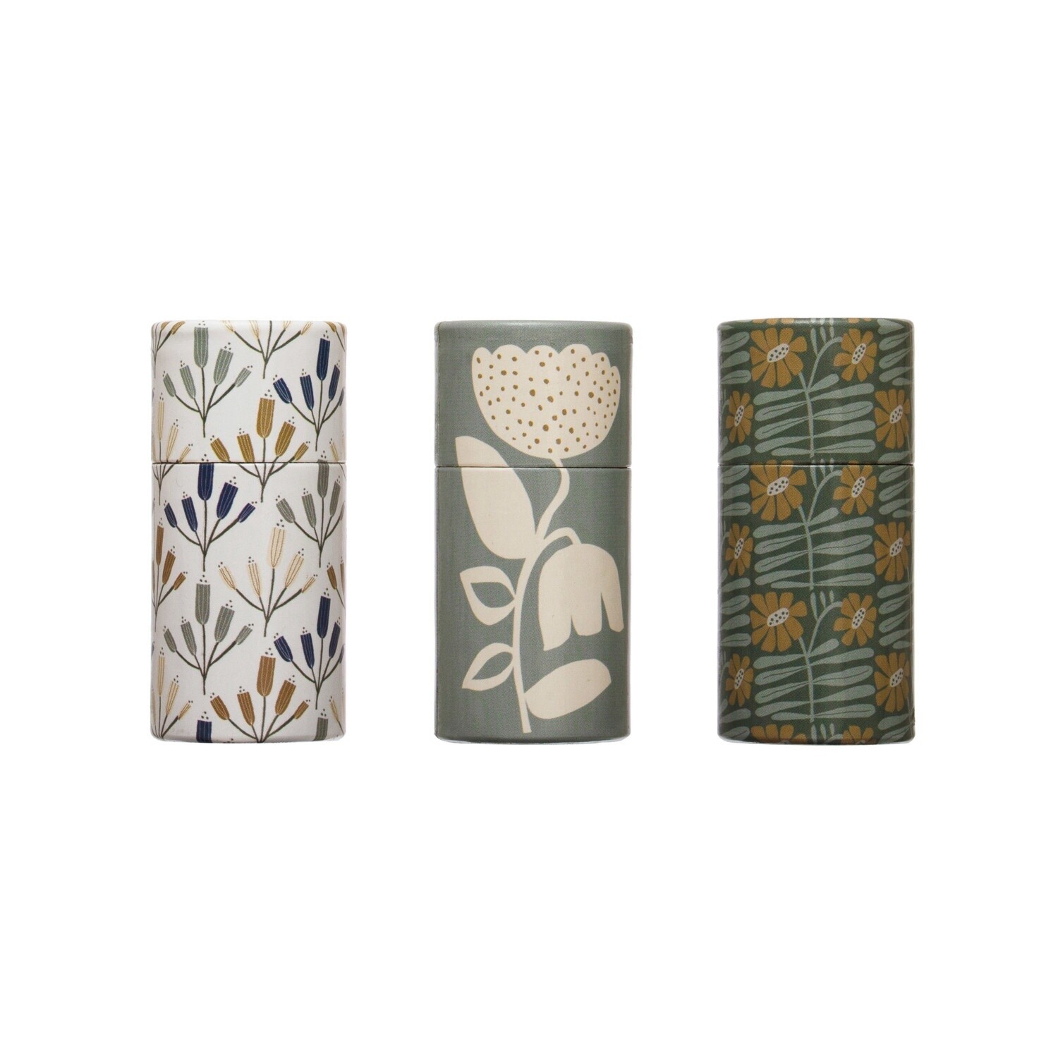 Matches w/ Flower Print Container