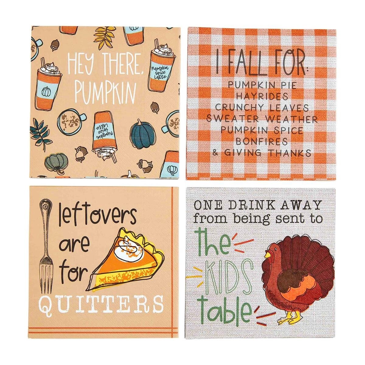 Thanksgiving Cocktail Napkin