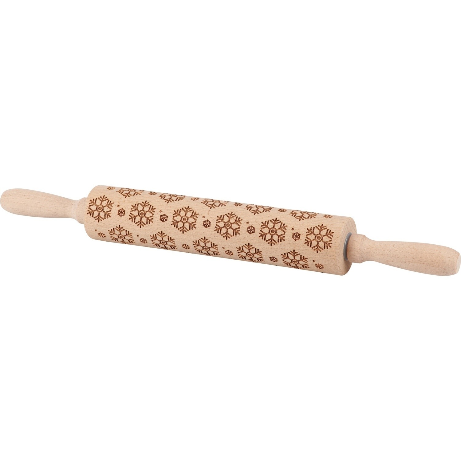 Rolling Pin Lg- Snowflake
