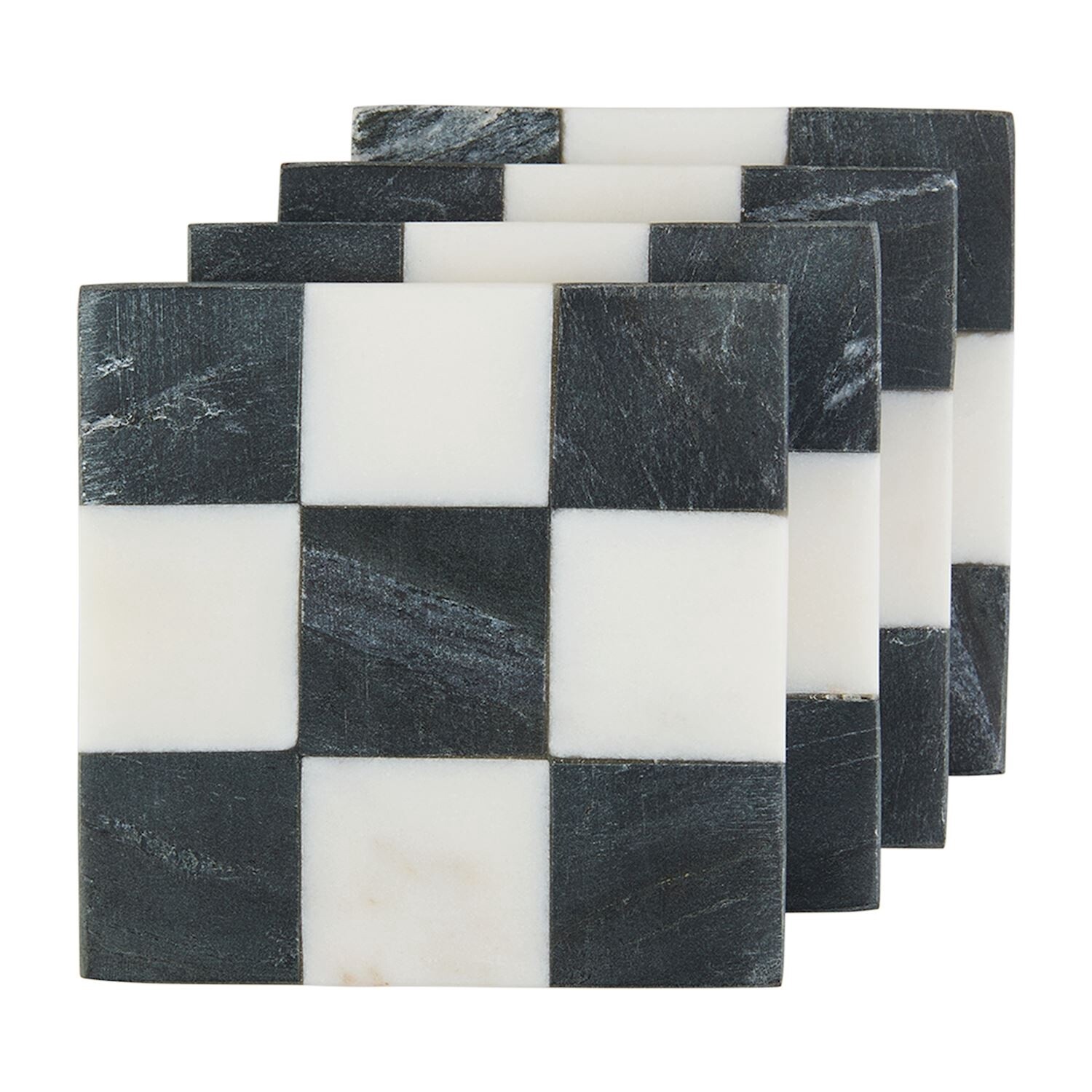 Checkered Coasters, Style: Square