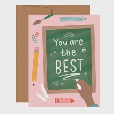 Greeting Card - The Best Teacher