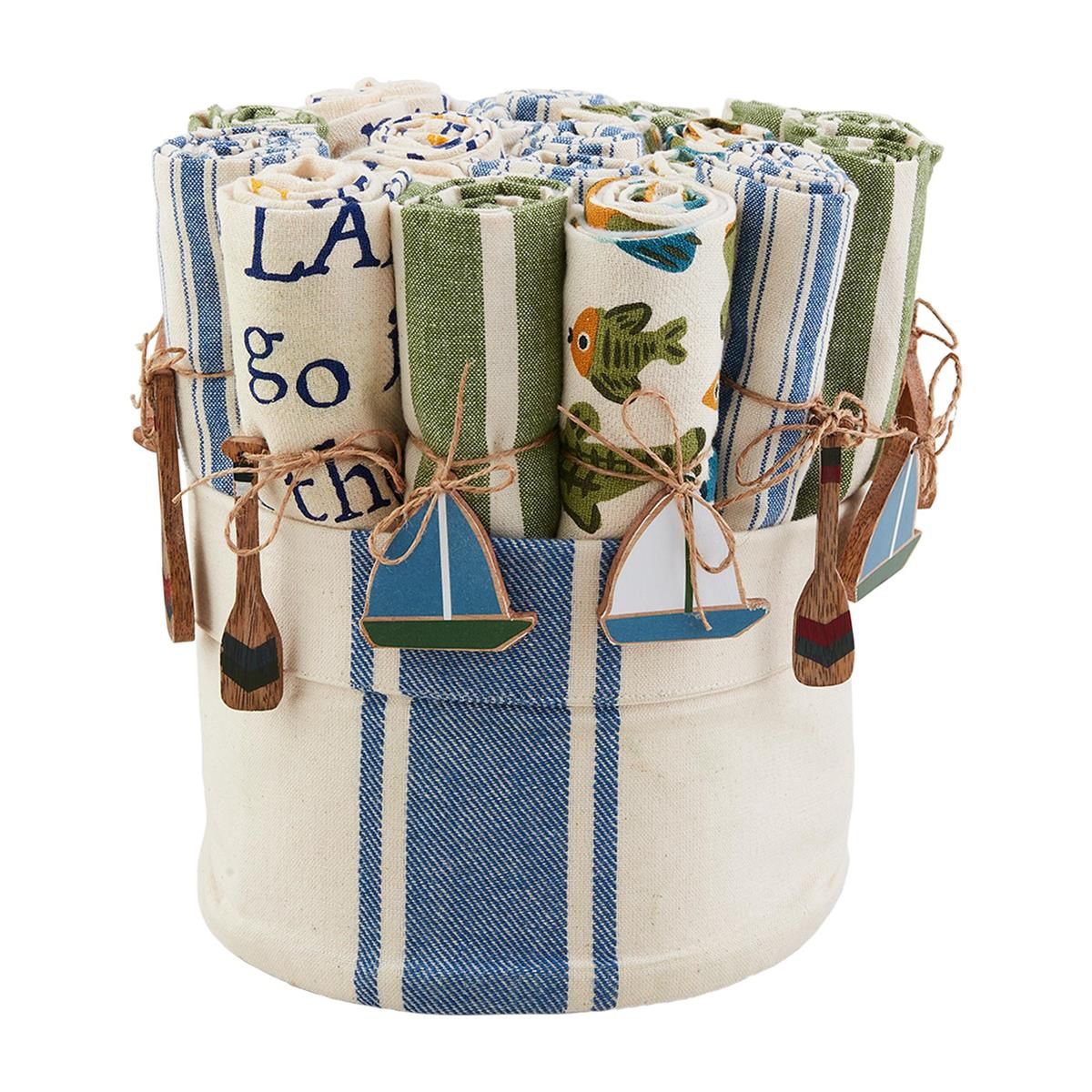 Lake Towel with Charm