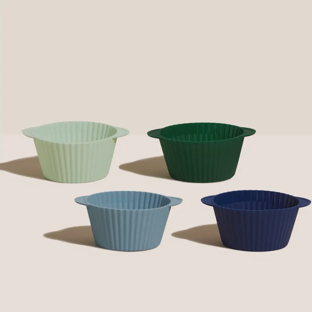 Silicone Cupcake Liners, Color: Slate