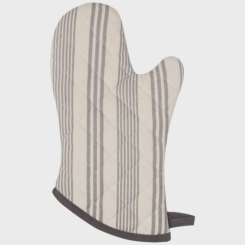 Oven Mitt - Gray Stripe