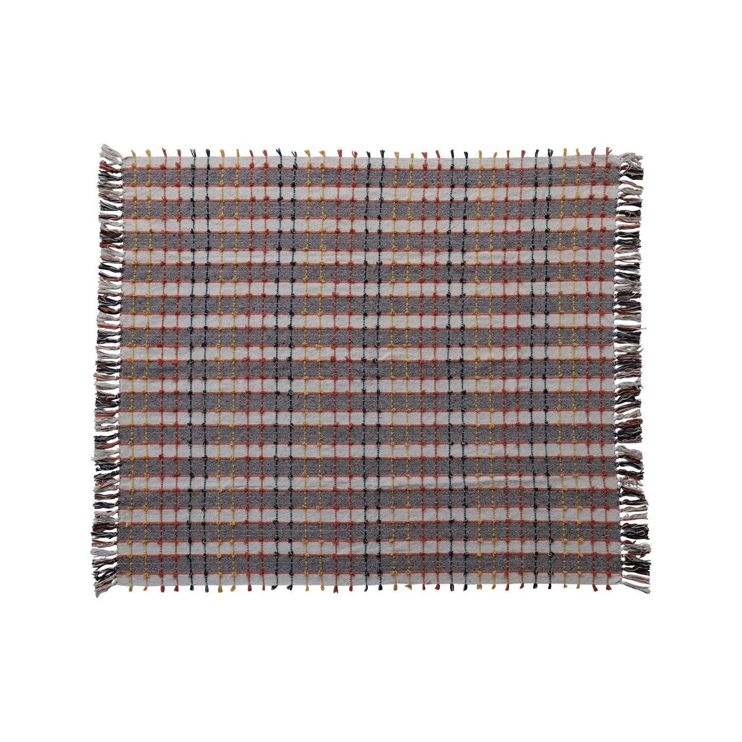 Woven Plaid Throw