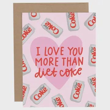 Greeting Card - Diet Coke