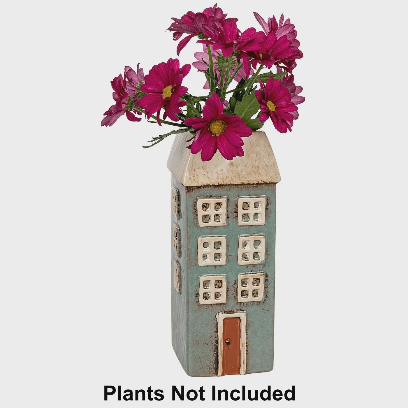 Village Pottery - Aqua Tall Planter